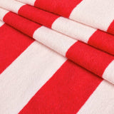 Habitat stripe XL beach towel red and white - British product