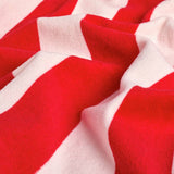 Habitat stripe XL beach towel red and white - British product