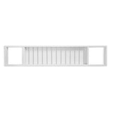 Habitat white bamboo bath bridge H4xW76xD15cm, imported from the UK