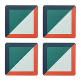 Habitat Geo Cube placemat and coaster set green, UK version