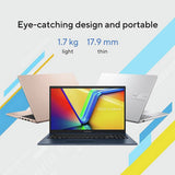 ASUS Vivobook 15 laptop i3 8GB 512GB Silver, imported from the UK