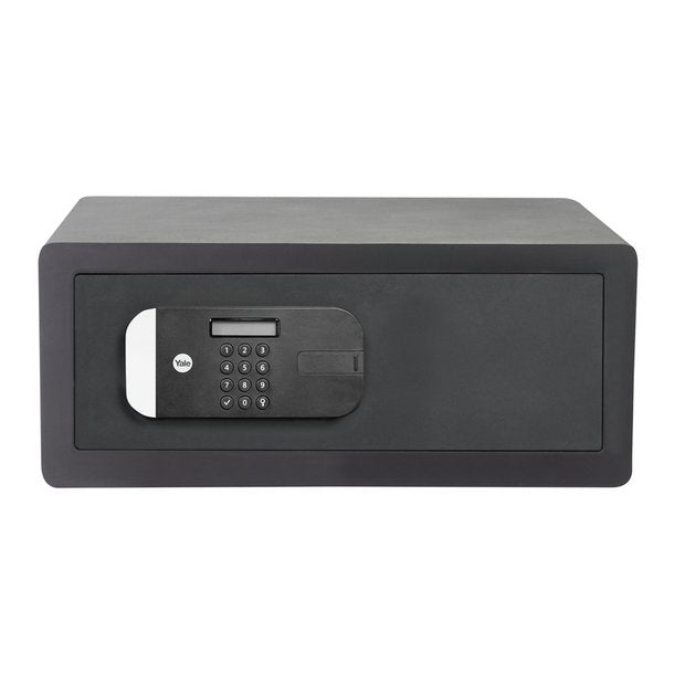 Yale 48cm digital laptop safe black steel, imported from the UK