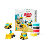 Hey Clay construction vehicles clay set 12 cans, UK version