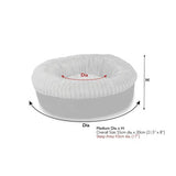 Scruffs Ellen donut dog bed for medium dogs - British product