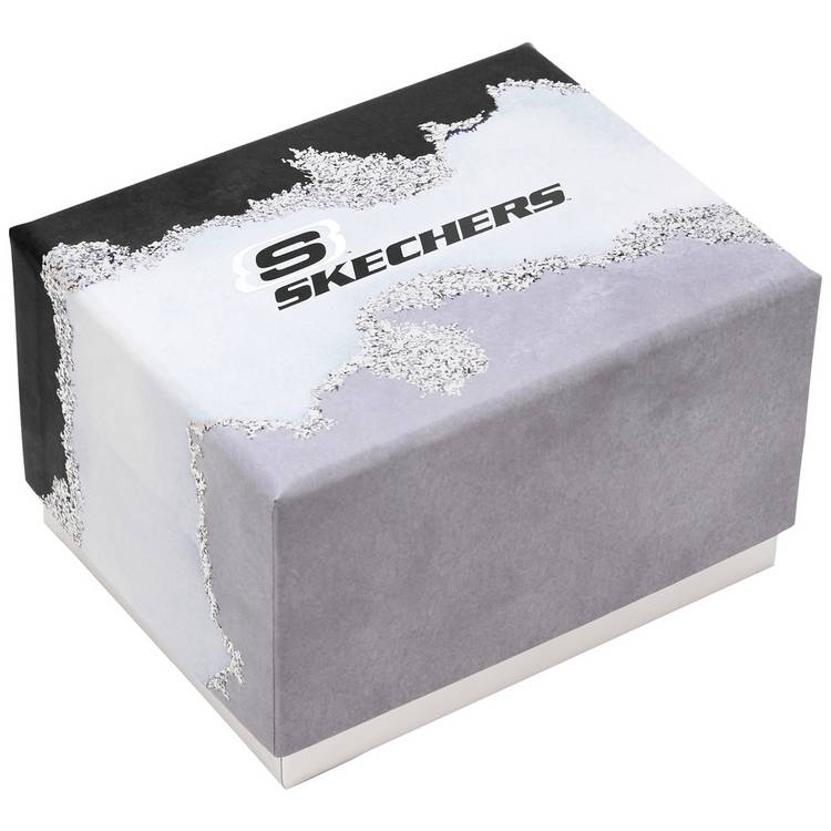 Skechers black-tone knurling watch set, UK version