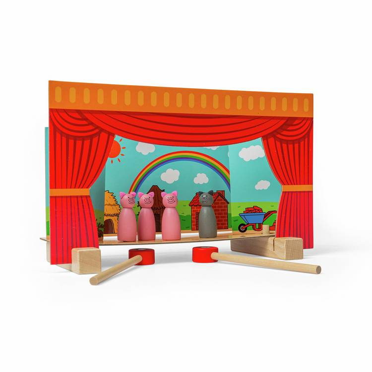 Bigijg Toys Magnetic Play Theatre set, UK version