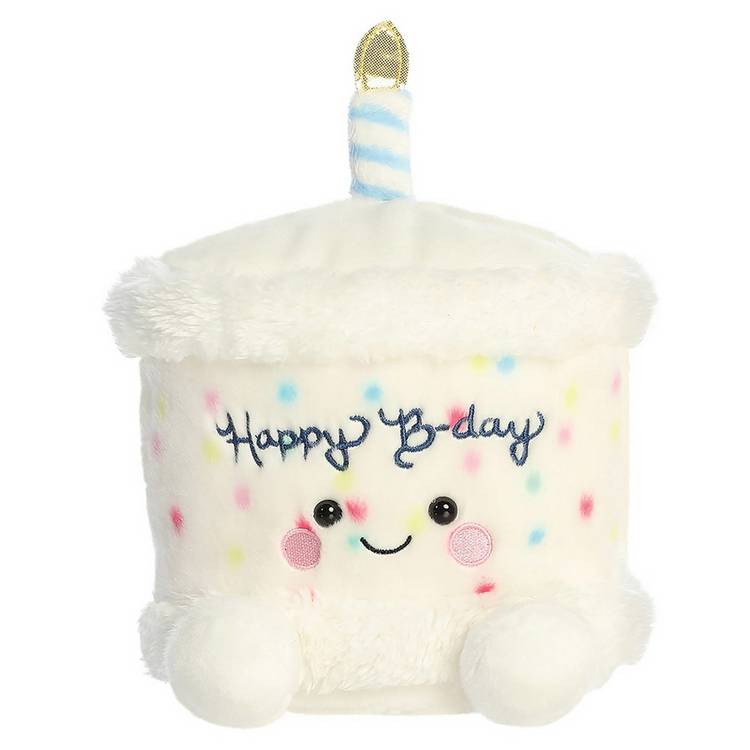 Aurora Palm Pals birthday cake soft toy (British brand)