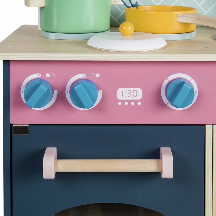 BIGJIGS Simply Scandi wooden kitchen toy H60cm - British product
