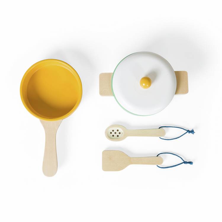 BIGJIGS Simply Scandi wooden kitchen toy H60cm - British product