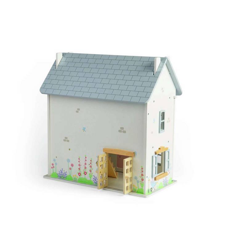 Bigjigs Summer Cottage wooden dolls house (British brand)