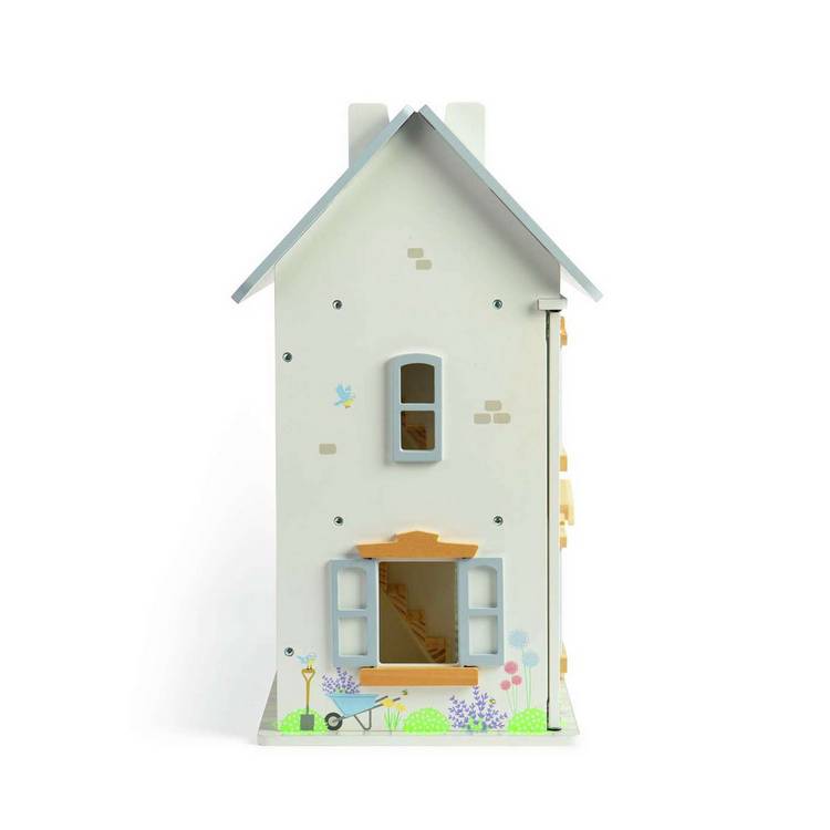 Bigjigs Summer Cottage wooden dolls house (British brand)