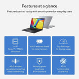 ASUS Vivobook 16 laptop 16GB RAM 1TB SSD, imported from the UK