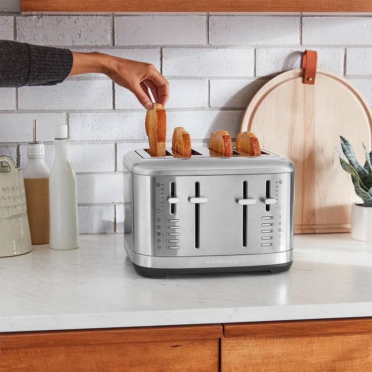 KitchenAid 4 Slice Toaster stainless steel, imported from the UK