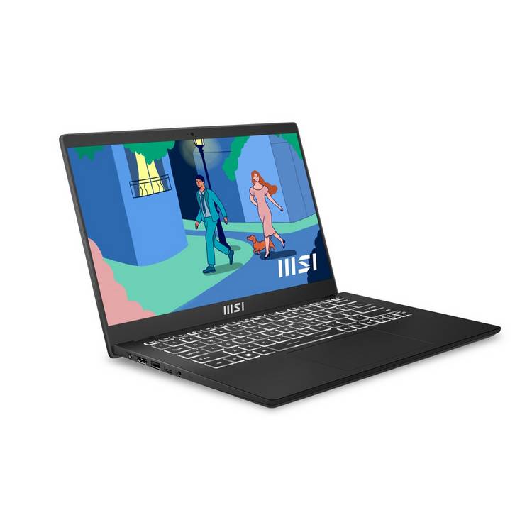 MSI Modern 14 laptop 14 inch black, UK version