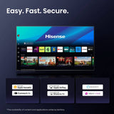 Hisense 75-inch 4K UHD HDR Smart TV - British product