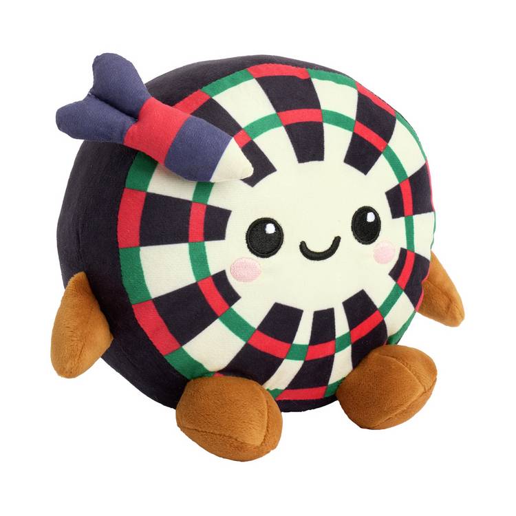 Argos Home dartboard soft toy 18cm, imported from the UK