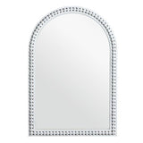 Argos Home grey beaded wooden arch wall mirror 91x62cm, UK version