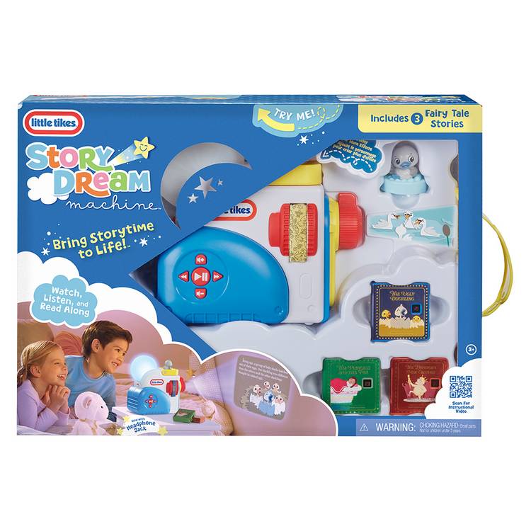 Little Tikes story projector with 3 fairy tales, imported from the UK