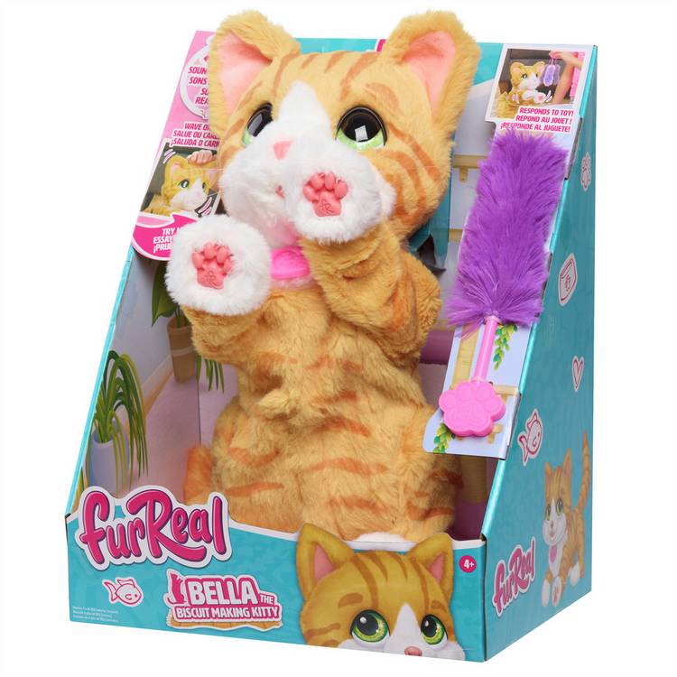 furReal Biscuit-Making Kitty interactive soft toy - British product