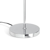 Argos Home cream velvet floor lamp with crystal beads, imported from the UK
