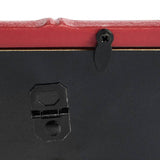 Habitat bamboo effect red picture frame 5x7, imported from the UK