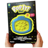 Buffalo Games electronic pop toy with light-up bubbles - British product