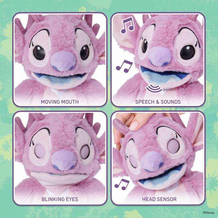 Disney Angel palm puppet interactive toy, UK version