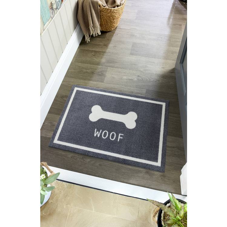 Howler N Scratch Woof Brown doormat 50x75cm, UK version