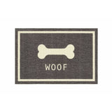 Howler N Scratch Woof Brown doormat 50x75cm, UK version