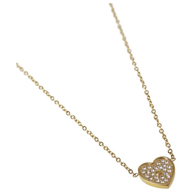 Liars & Lovers crystal heart necklace 46cm chain - British product