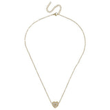 Liars & Lovers crystal heart necklace 46cm chain - British product