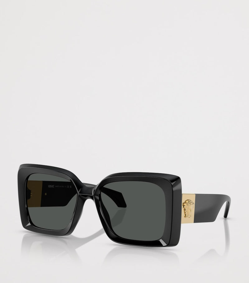 Versace square irregular sunglasses, UK version