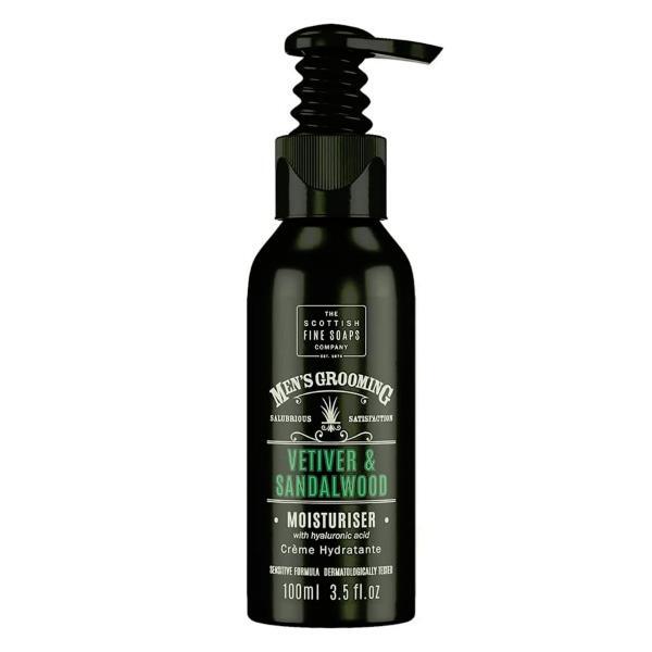 Scottish Fine Soaps men's moisturiser Vetiver & Sandalwood 100ml (British brand)