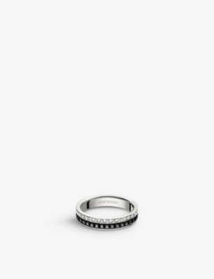 Boucheron 18ct white-gold diamond wedding band 0.24ct, UK version
