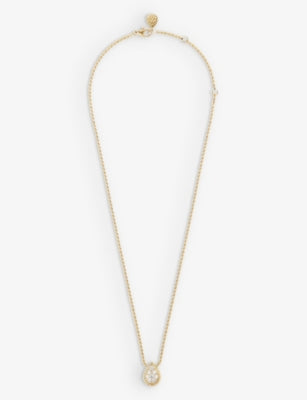 Boucheron Serpent Bohème 18ct yellow-gold diamond pendant necklace, imported from the UK