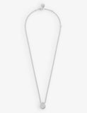 Boucheron diamond pendant necklace 18ct white-gold 13mm, UK version