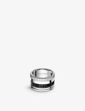 Boucheron Quatre 18ct white-gold PVD ring (British brand)