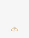Boucheron Serpent Bohème 18ct yellow-gold diamond ring XS (British brand)