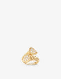 Boucheron Serpent Bohème Toi et Moi ring 18ct yellow gold (British brand)