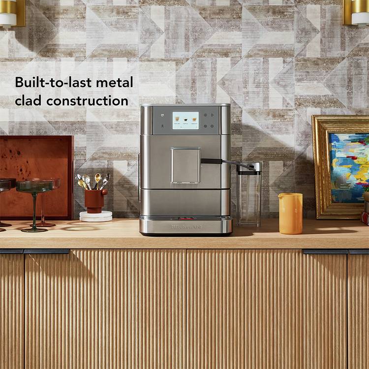 KitchenAid KF7 espresso machine steel (British brand)