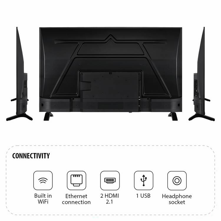 Toshiba 43-inch 4K UHD Smart TV - British product