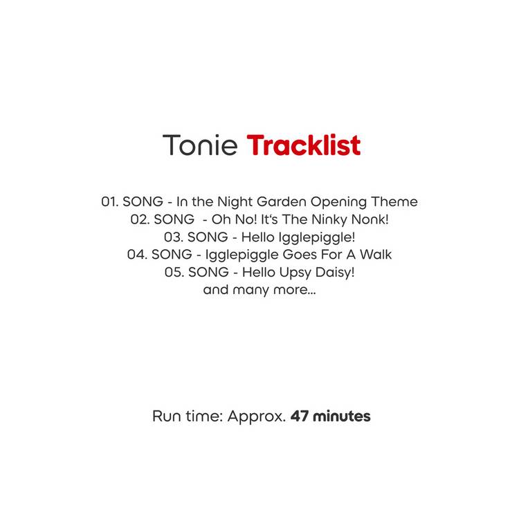 tonies Igglepiggle In The Night Garden audio character, UK version