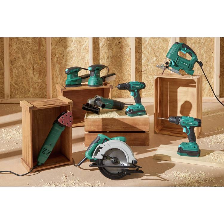 McGregor 18V combi drill with 100 accessories, imported from the UK