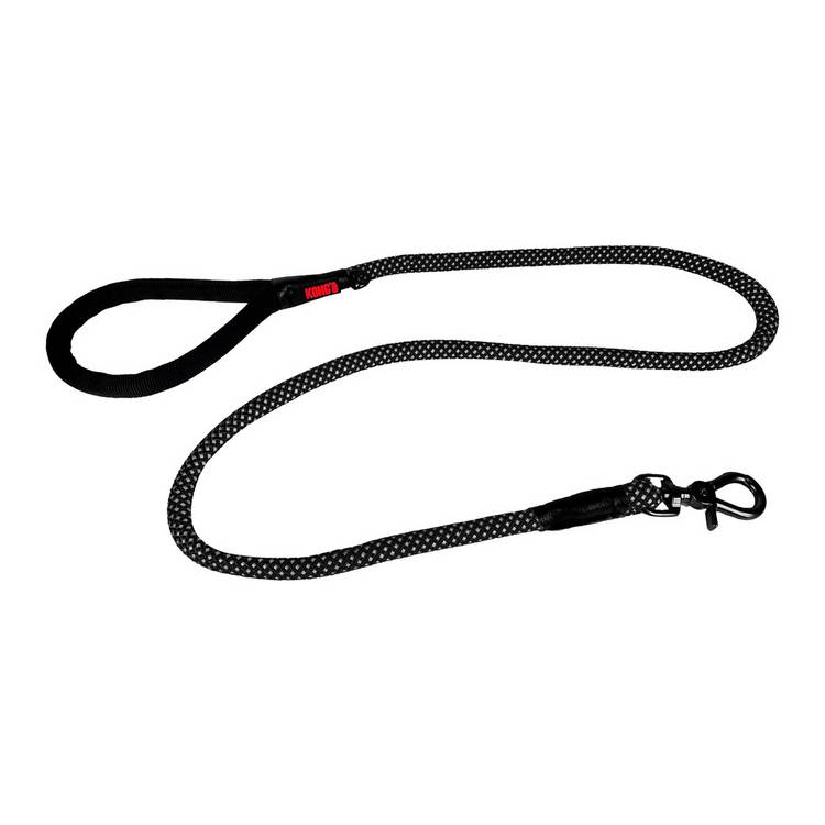 Kong large dog rope leash black 1.5m - British product