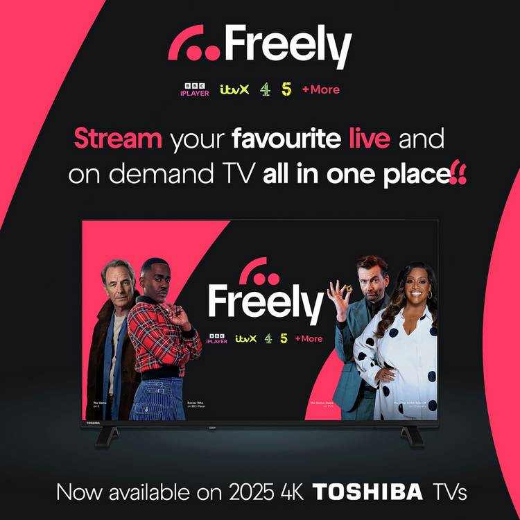 Toshiba 55-inch 4K Smart TV (British brand)