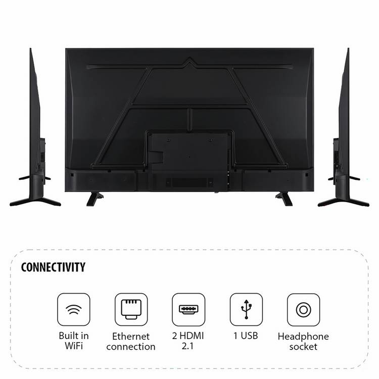 Toshiba 55-inch 4K Smart TV (British brand)