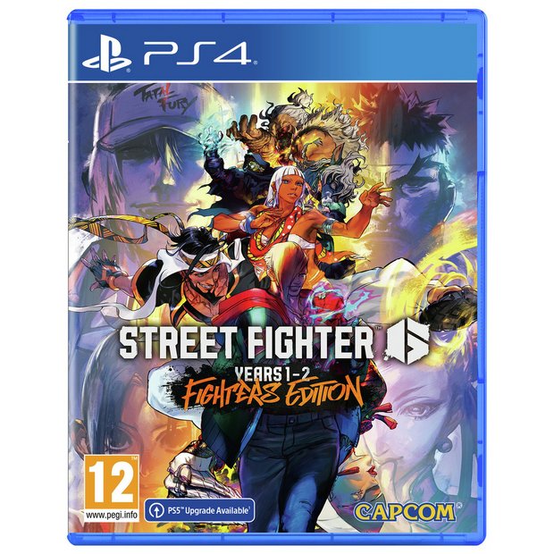 Street Fighter 6 Fighters Edition PS4 fighting game disc - British product