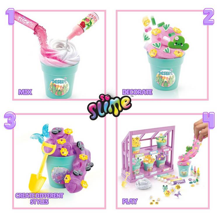 So Slime Flower Mini Garden slime kit - British product