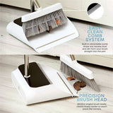 Swan Elevate long handled dustpan and brush set - British product