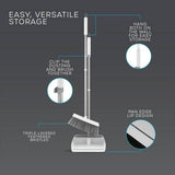 Swan Elevate long handled dustpan and brush set - British product